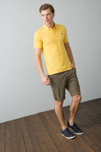 T-shirt POLO homme MELANJI YELLOW