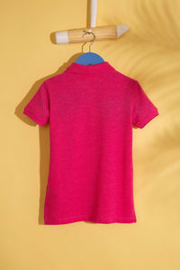 T-shirt garçon MELANJKIDSI PINK-FUSHIA