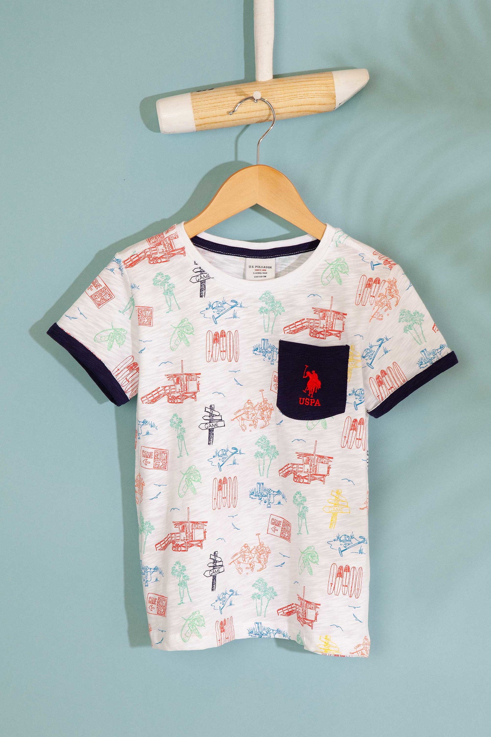 T-shirt garçon HOUNSLOW WHITE