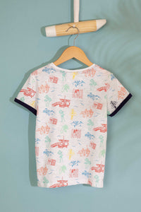 T-shirt garçon HOUNSLOW WHITE