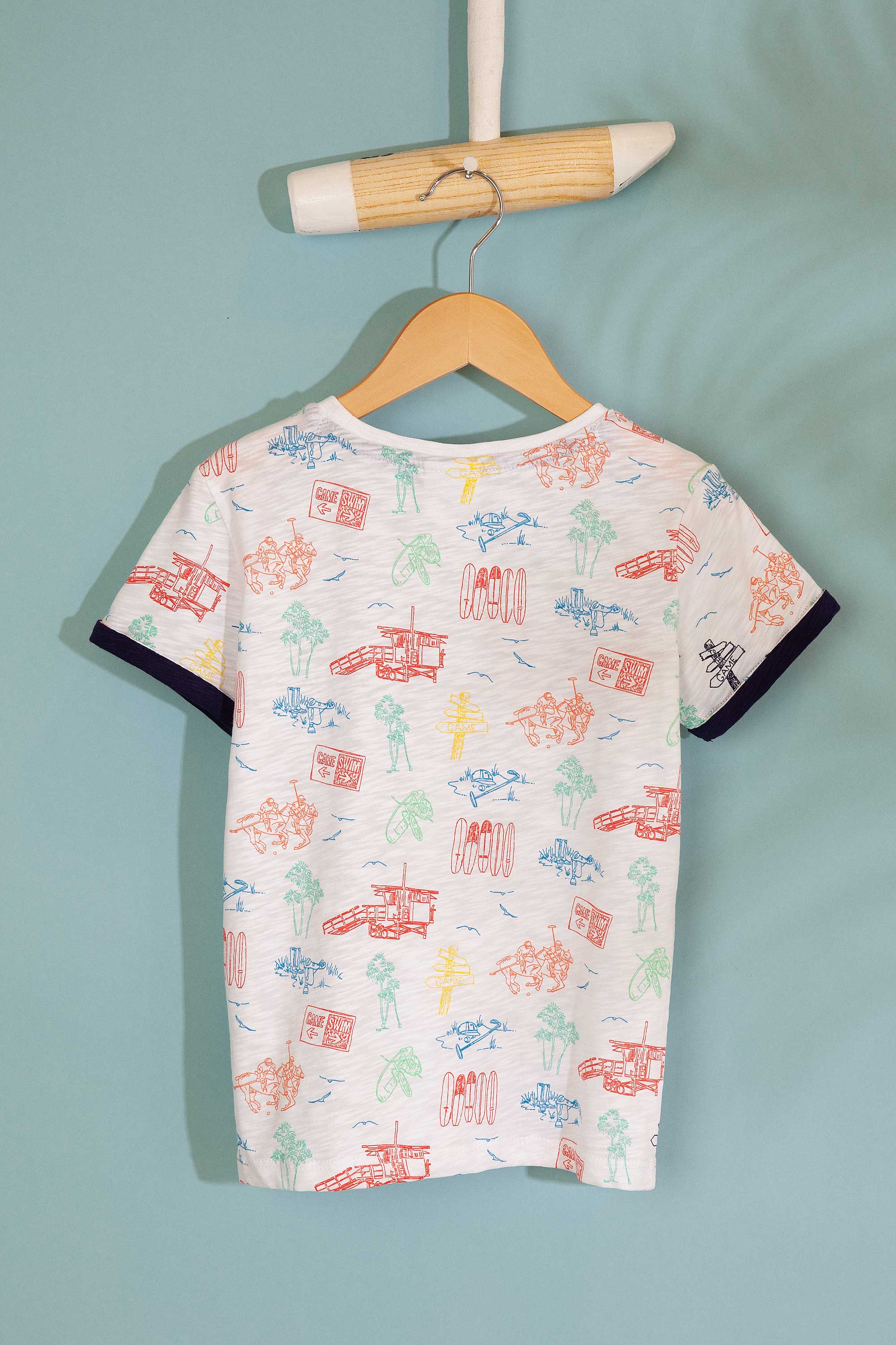 T-shirt garçon HOUNSLOW WHITE