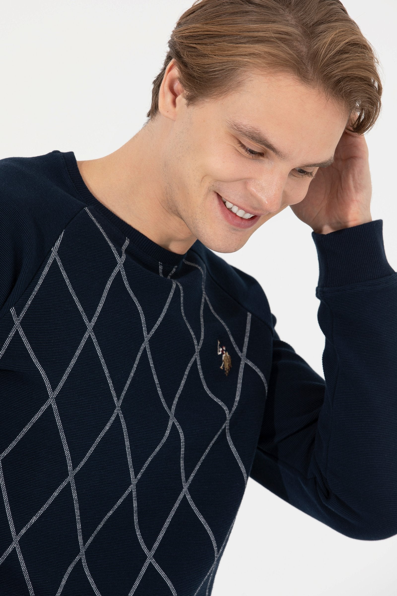 Pull CORAL NAVY BLUE