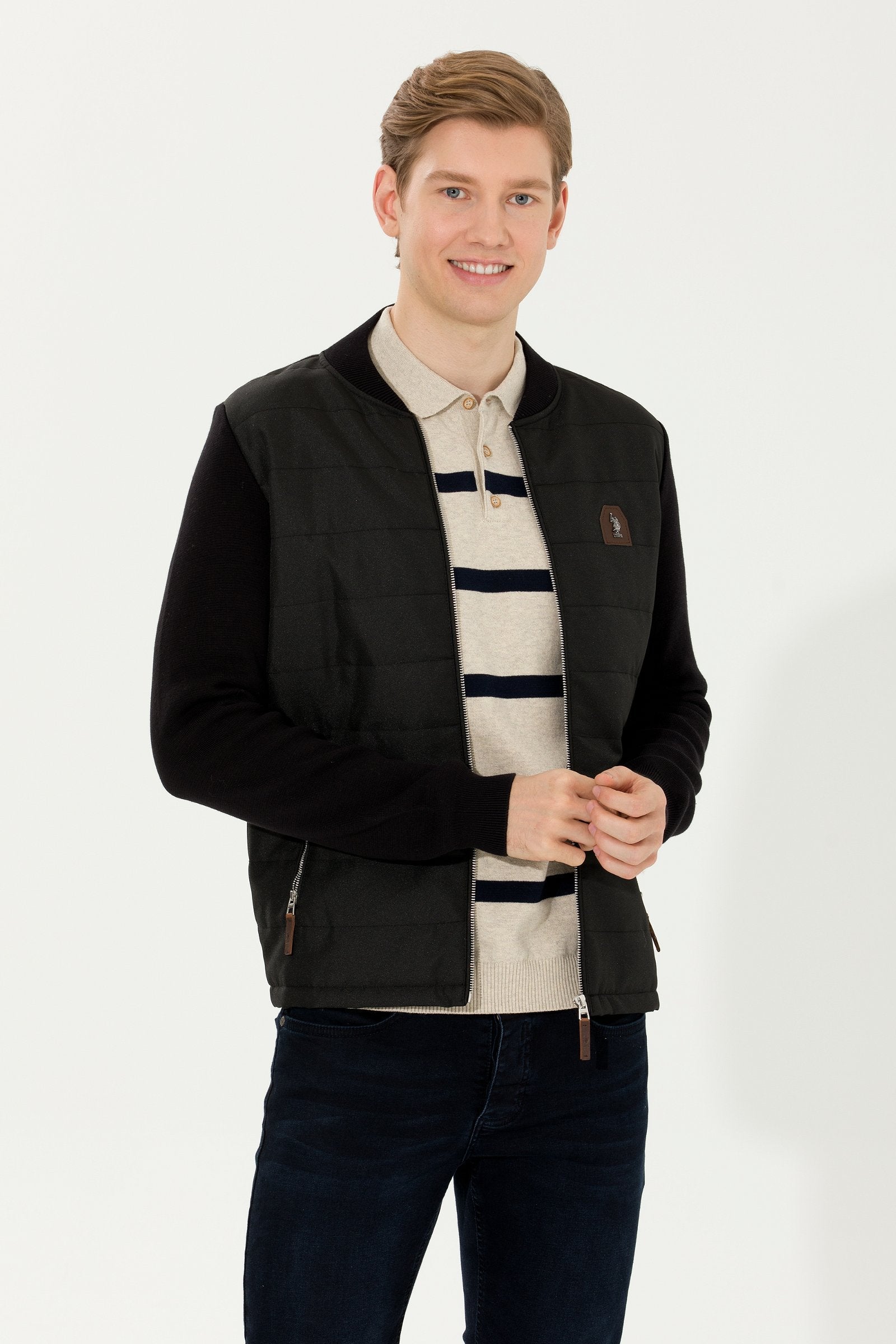 BLOUSON NOIR GERDA - 1455255VR046