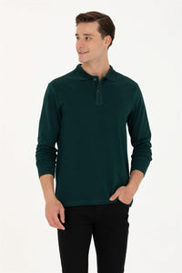 SWEAT-SHIRT HOMME GTP01 GREEN FONCE