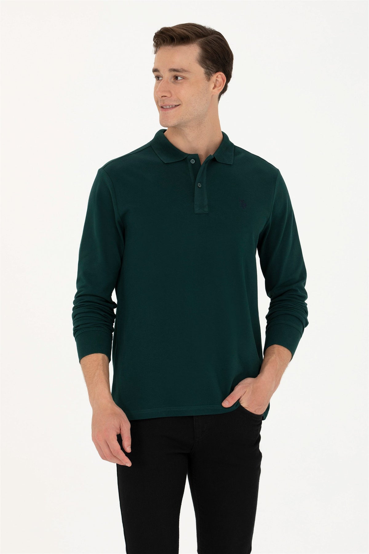 SWEAT-SHIRT HOMME GTP01 GREEN FONCE