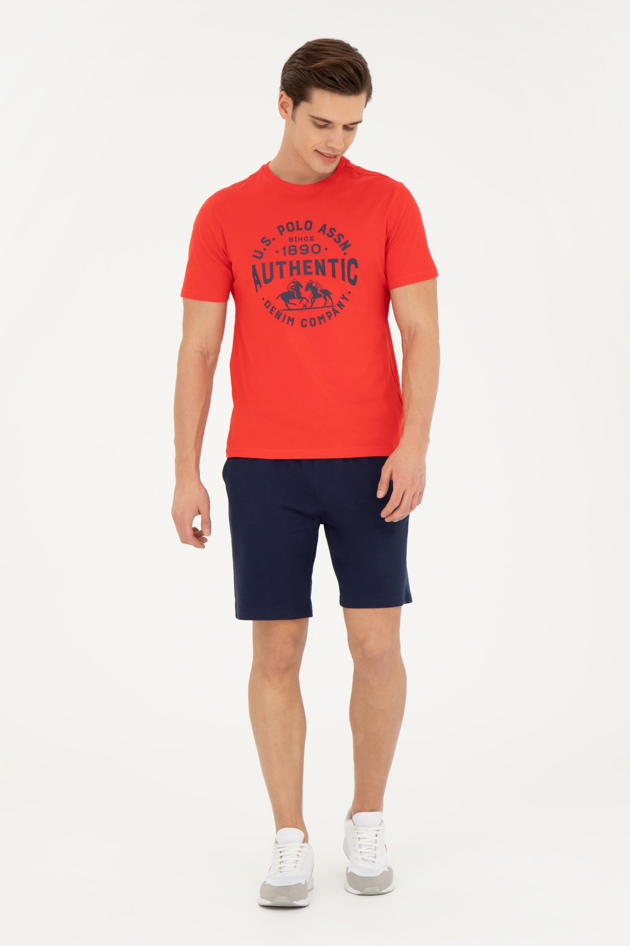 JERSEY SHORT HOMME PARME NAVY-BLUE
