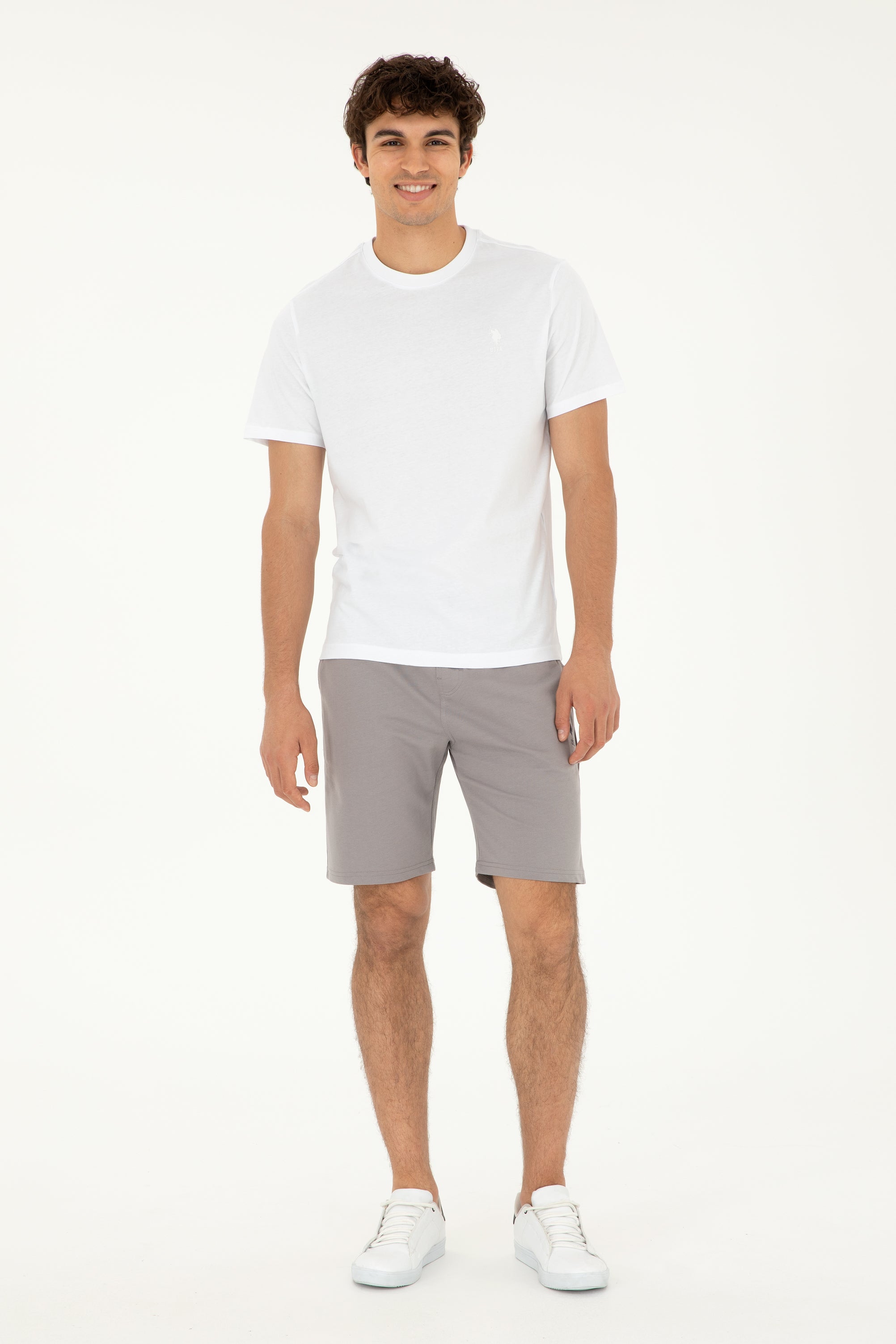 JERSEY SHORT HOMME PARME GREY-DARK