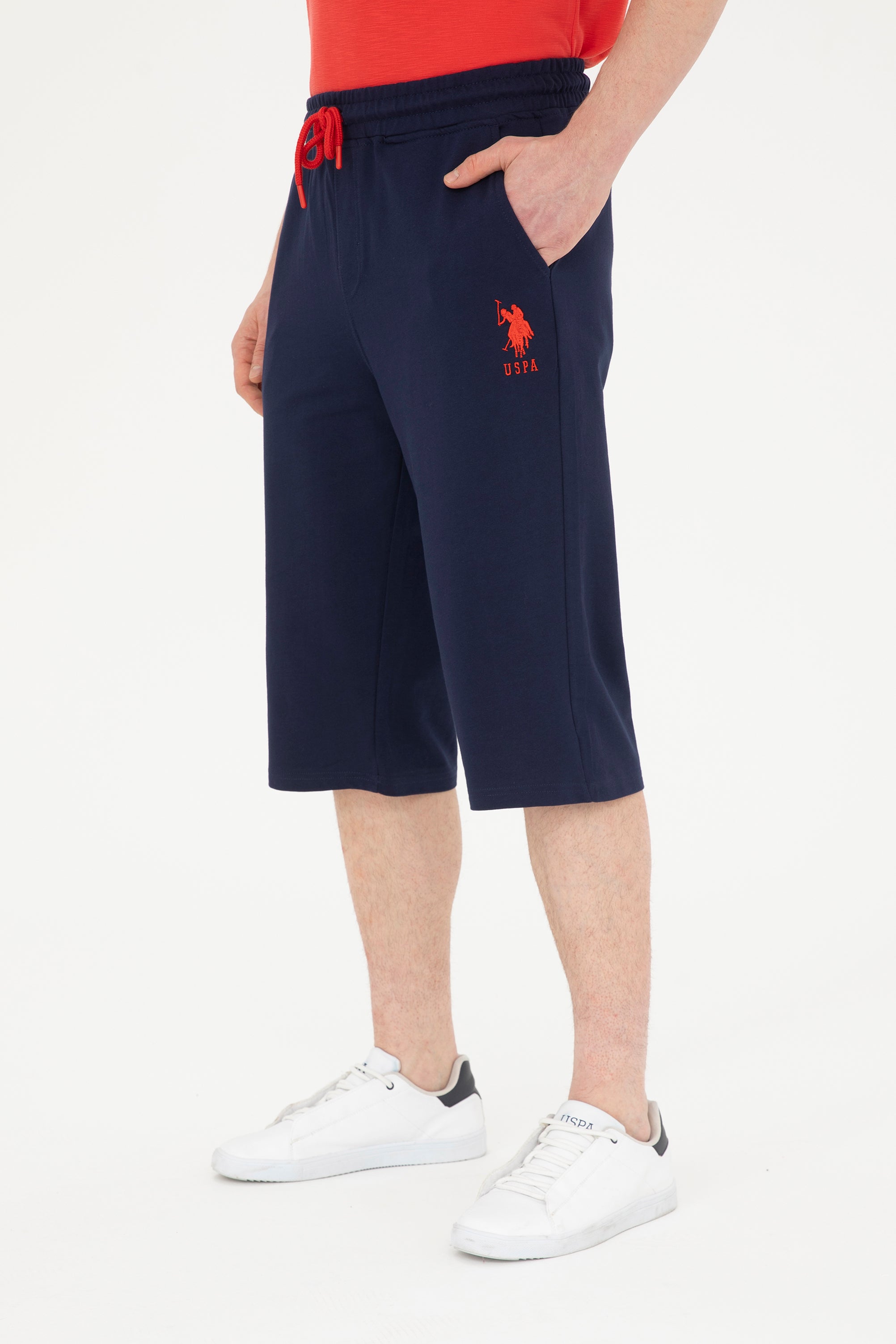 JERSEY SHORT HOMME DUSTY NAVY-BLUE