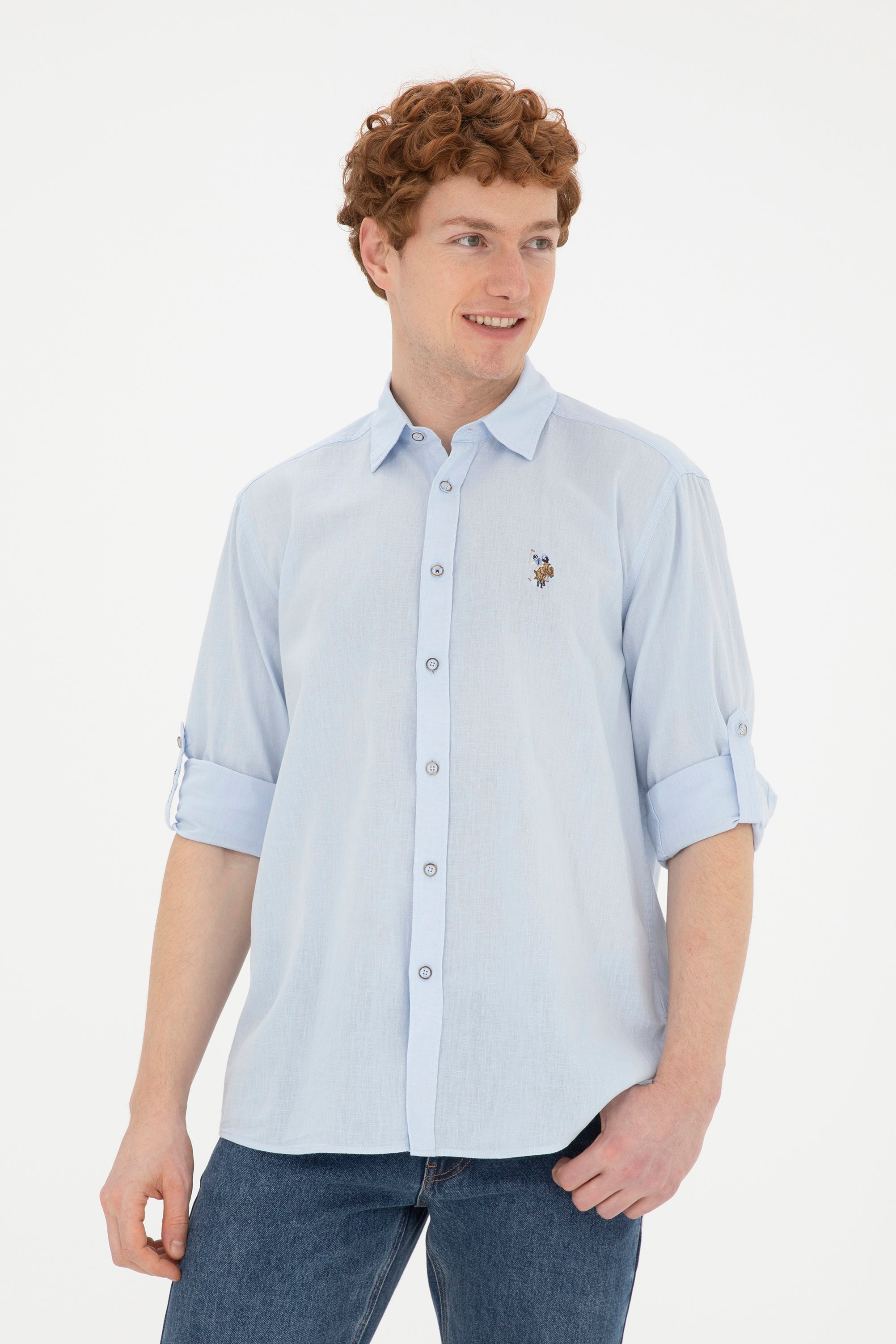 Chemise Homme ENZO BLUE LIGHT 1844703VR003