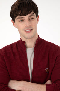 Cardigan GUNNER Burgundy