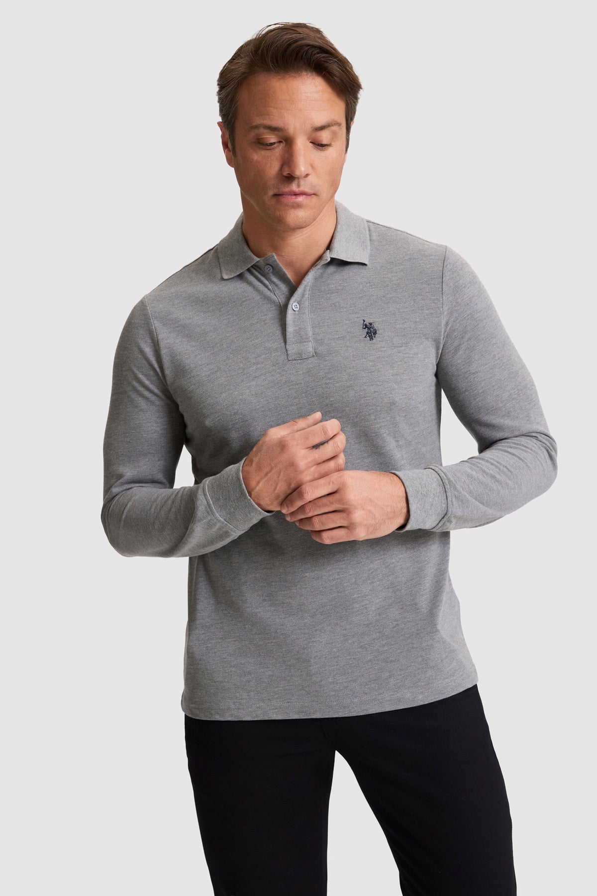 SWEAT-SHIRT HOMME GTP01 MELANGE GREY