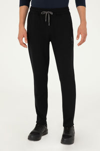 HENBIX JERSEY TROUSERS NOIR