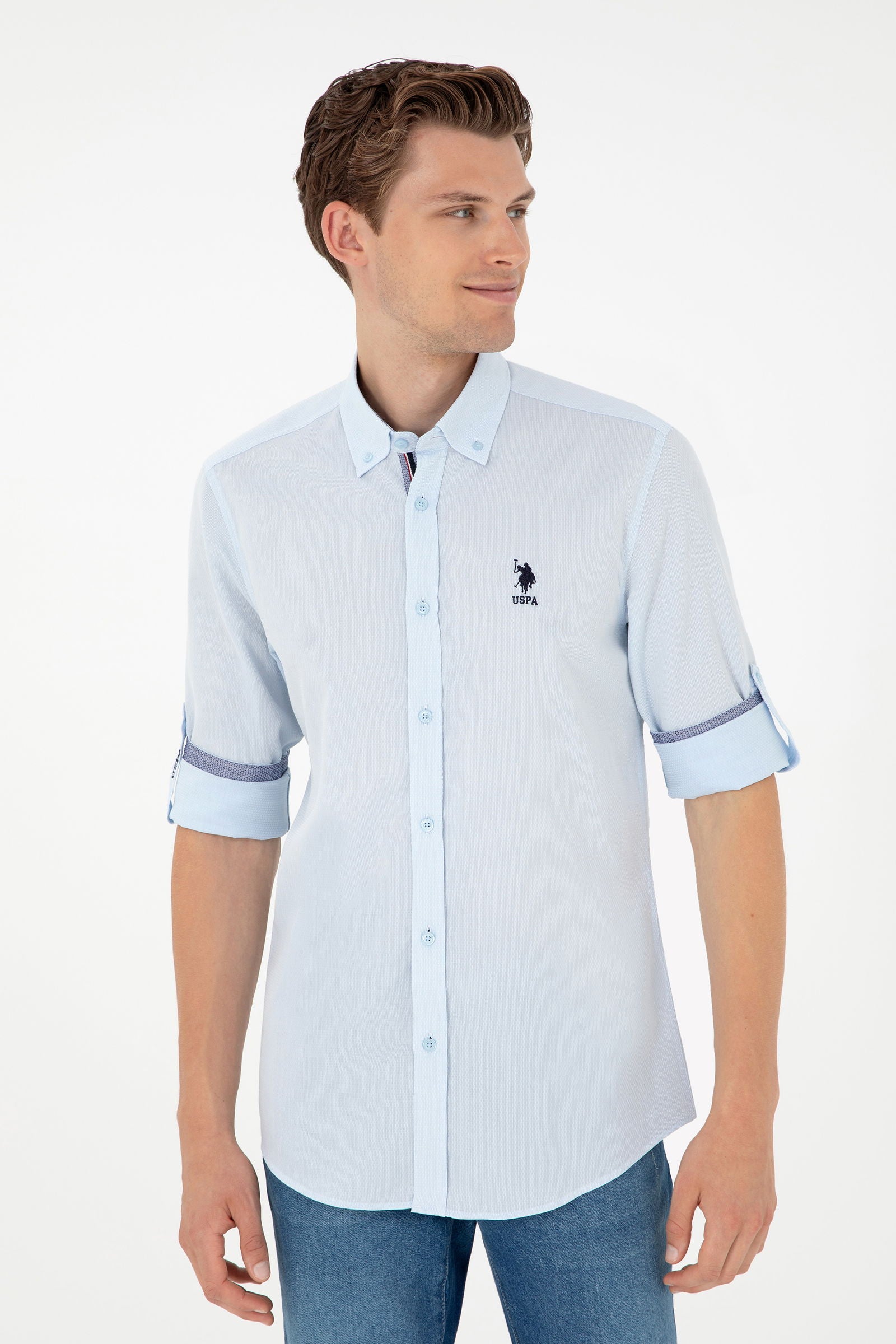 NOVATAMA Woven Shirt BLUE LIGHT