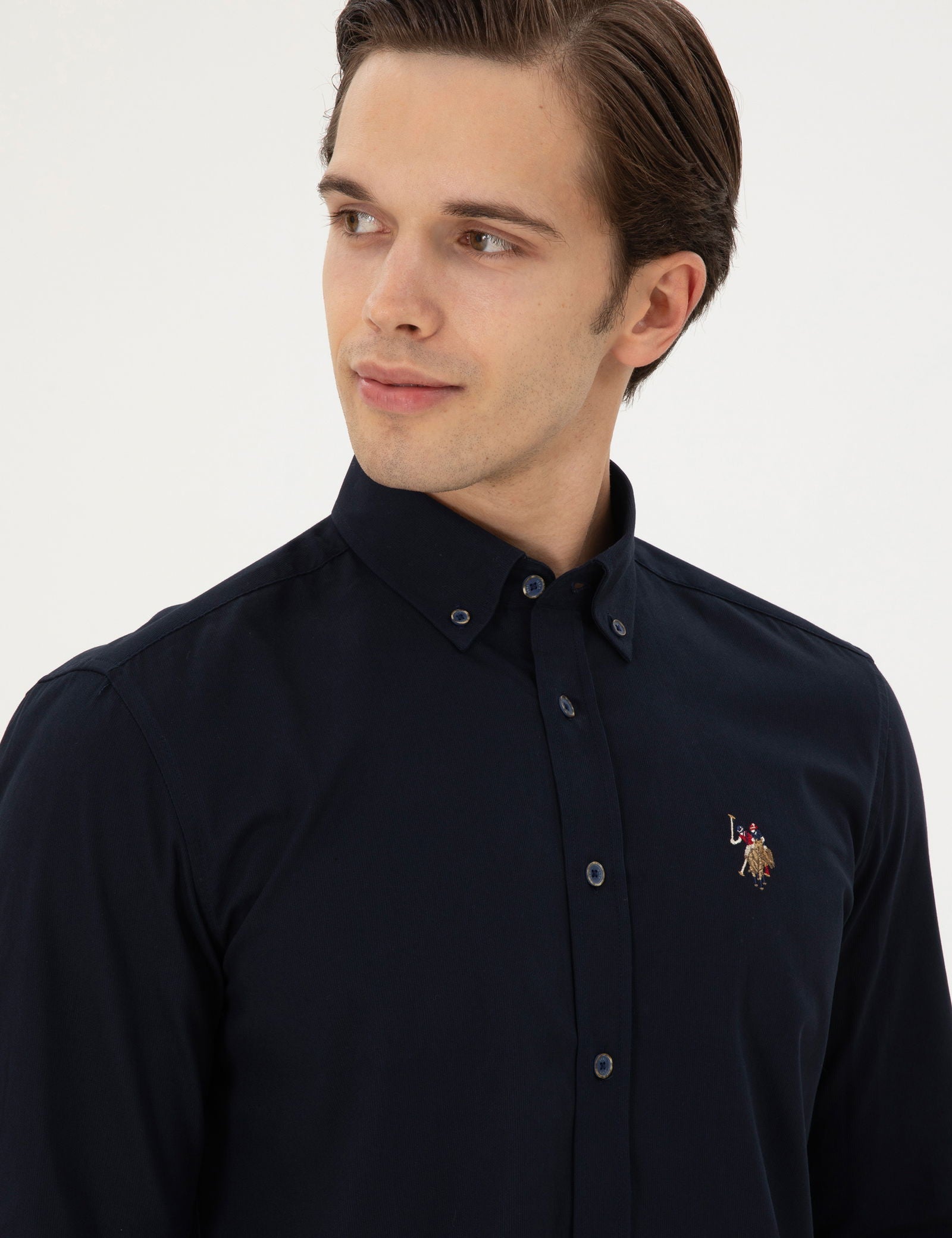 CLIMART Woven Shirt NAVY BLUE