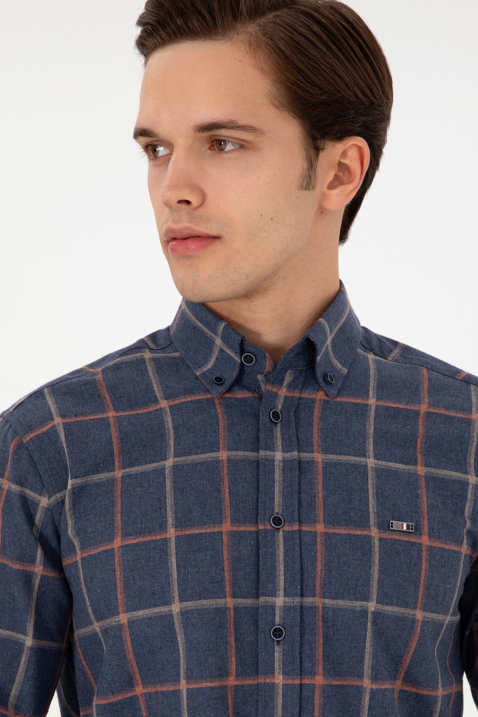 FERU Woven Shirt NAVY BLUE