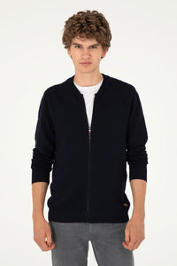 CARDIGAN HOMME CHERY KNITTED NAVY-BLUE