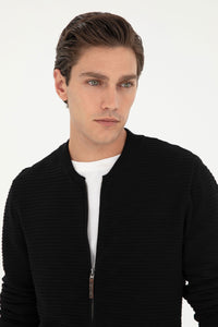 CHERY KNITTED CARDIGAN NOIR