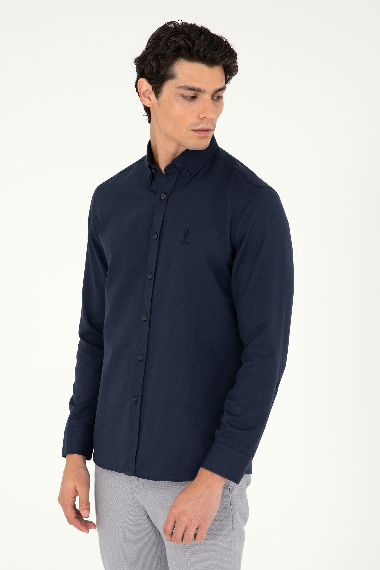 GOXREG Woven Shirt NAVY BLUE