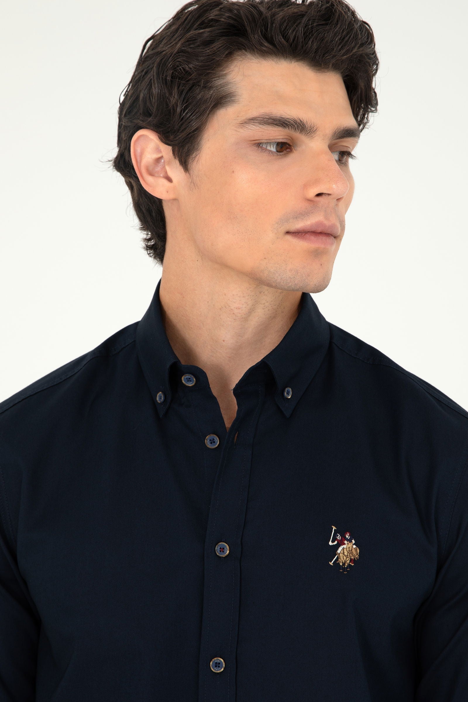 CEDCOLOR Woven Shirt NAVY BLUE