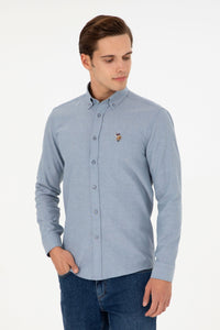 AKIS Woven Shirt BLUE DARK