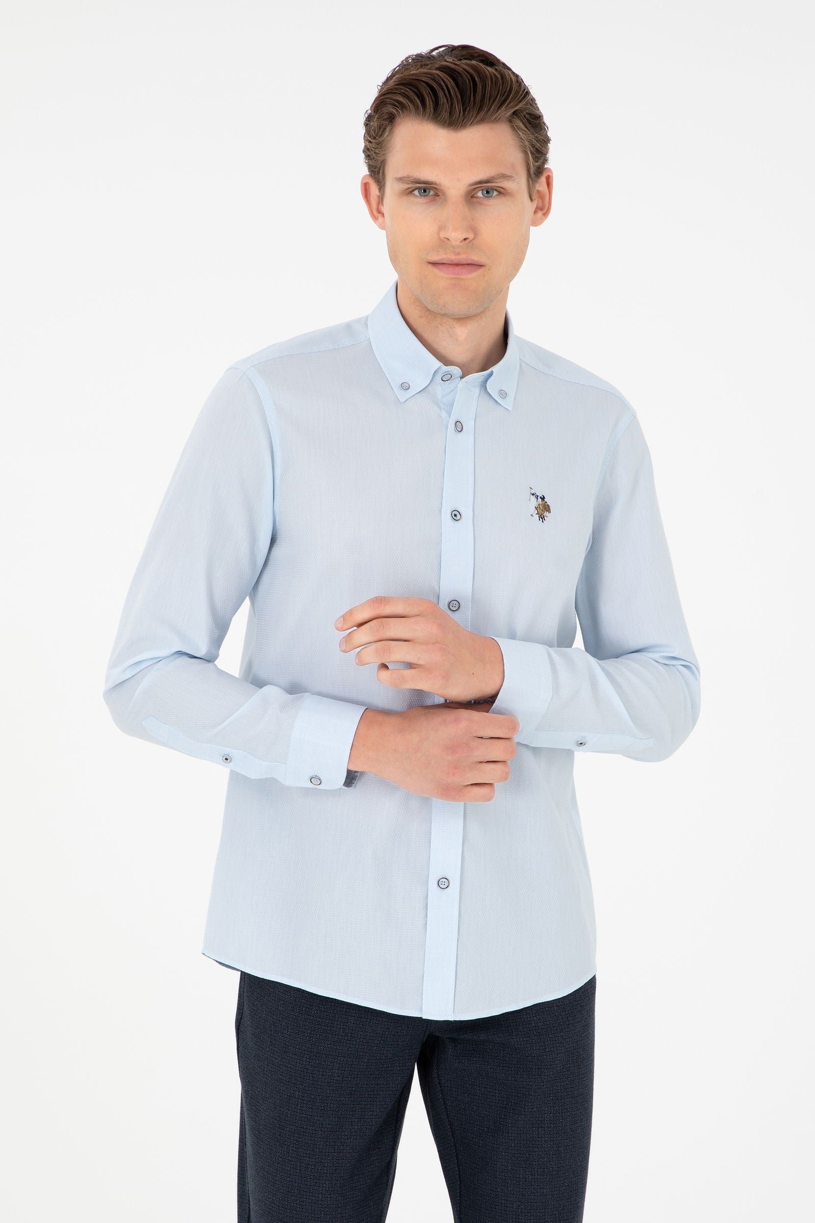 NOVAYA Woven Shirt BLUE LIGHT