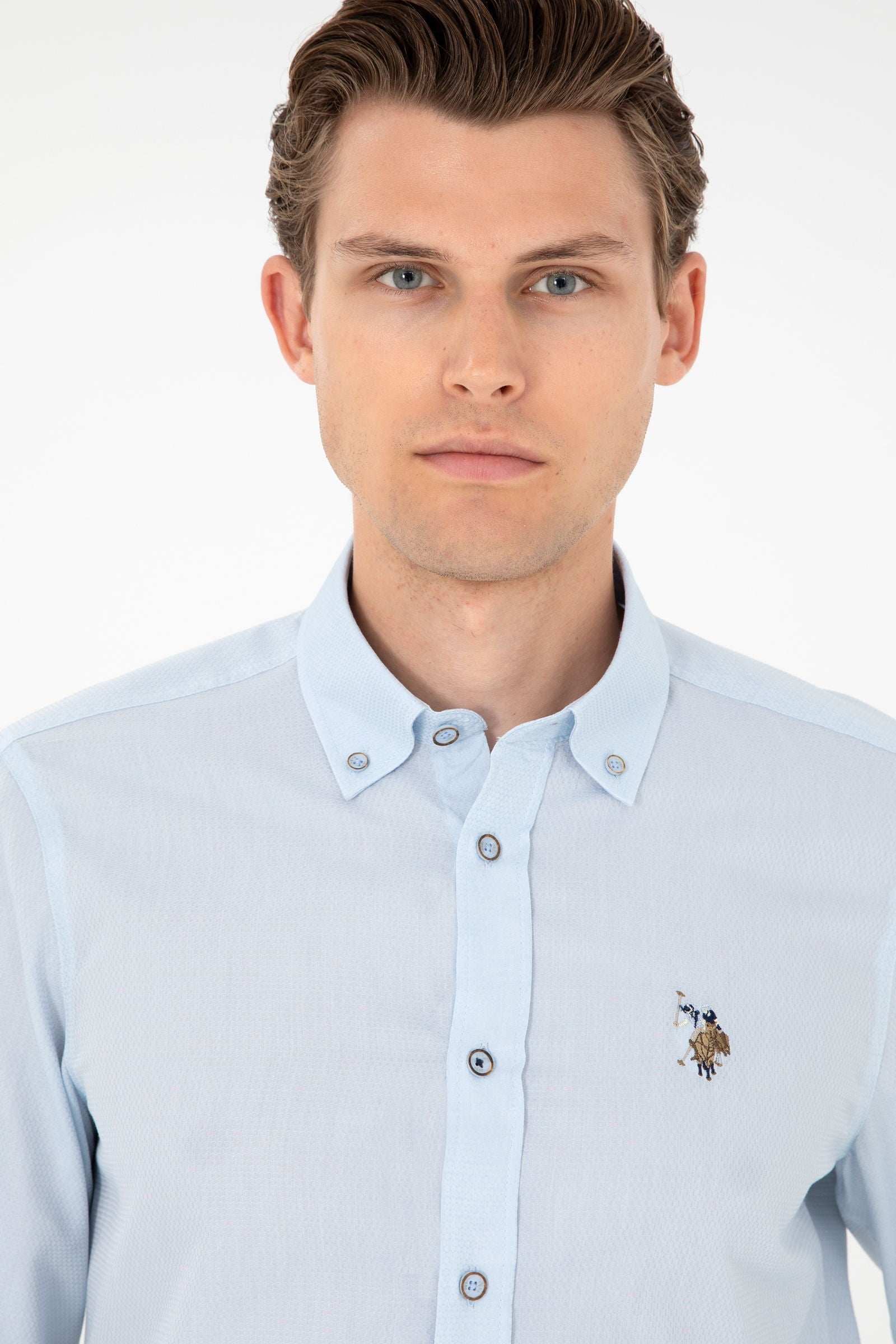 NOVAYA Woven Shirt BLUE LIGHT