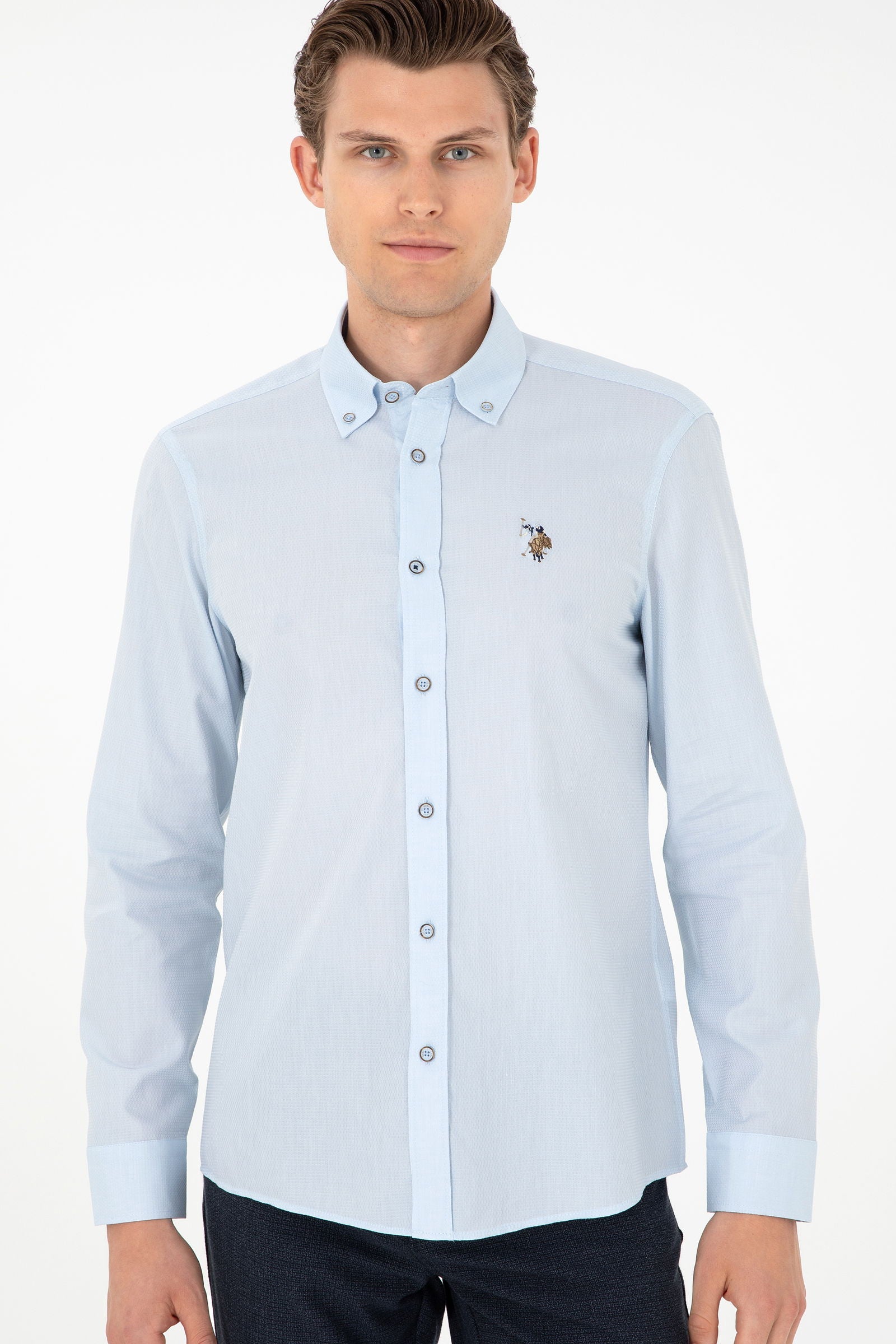 NOVAYA Woven Shirt BLUE LIGHT