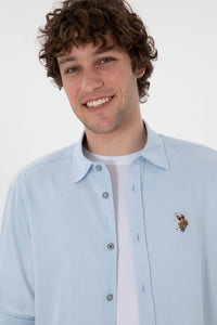 Woven Shirt ENZO LIGHT BLUE