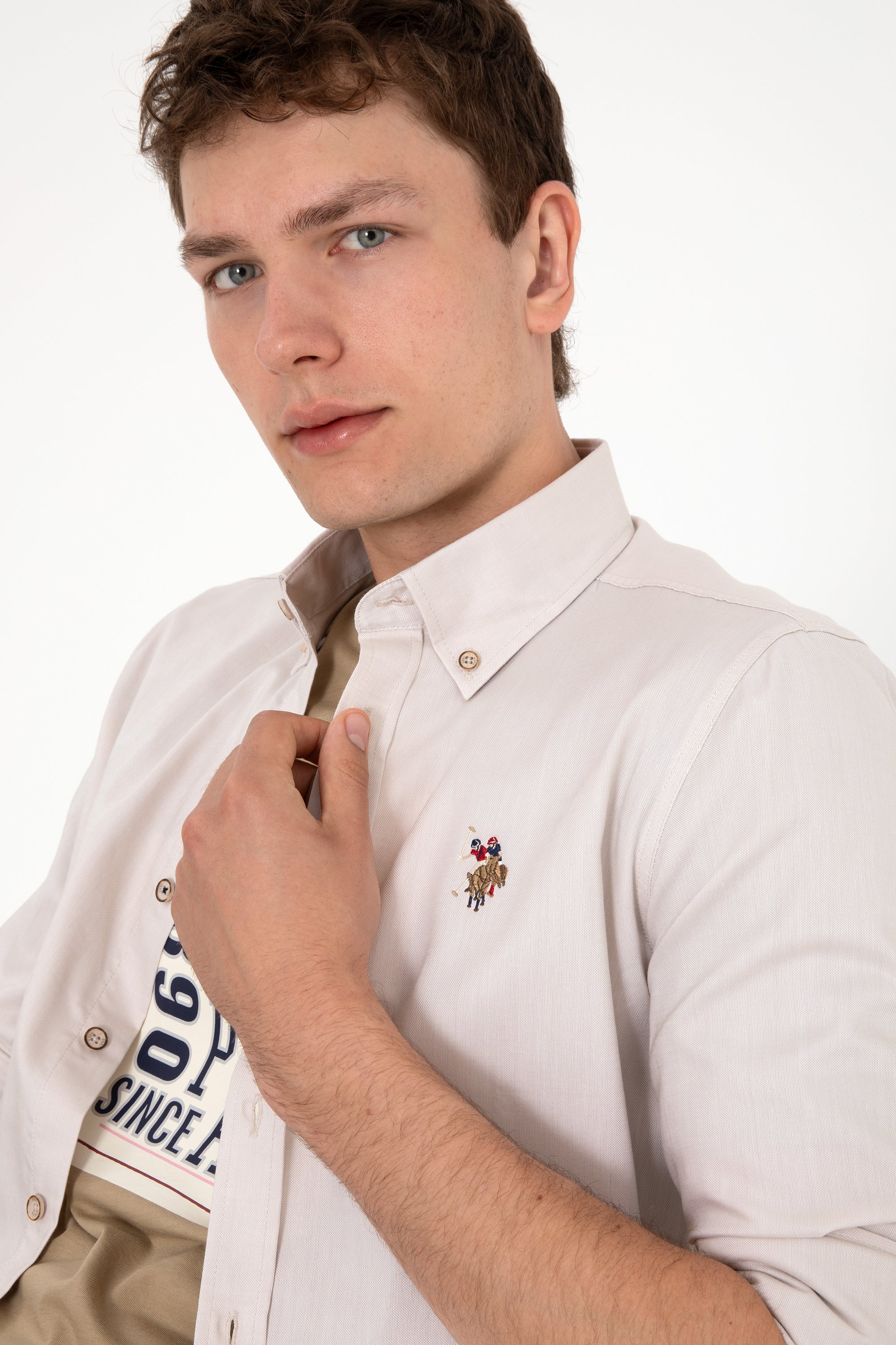 Woven Shirt CEDCOLOR STONE