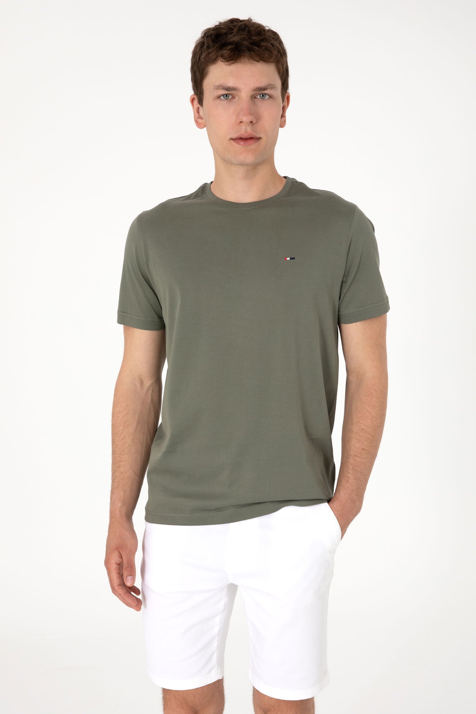T-SHIRT HOMME TS03 DARK-KHAKI