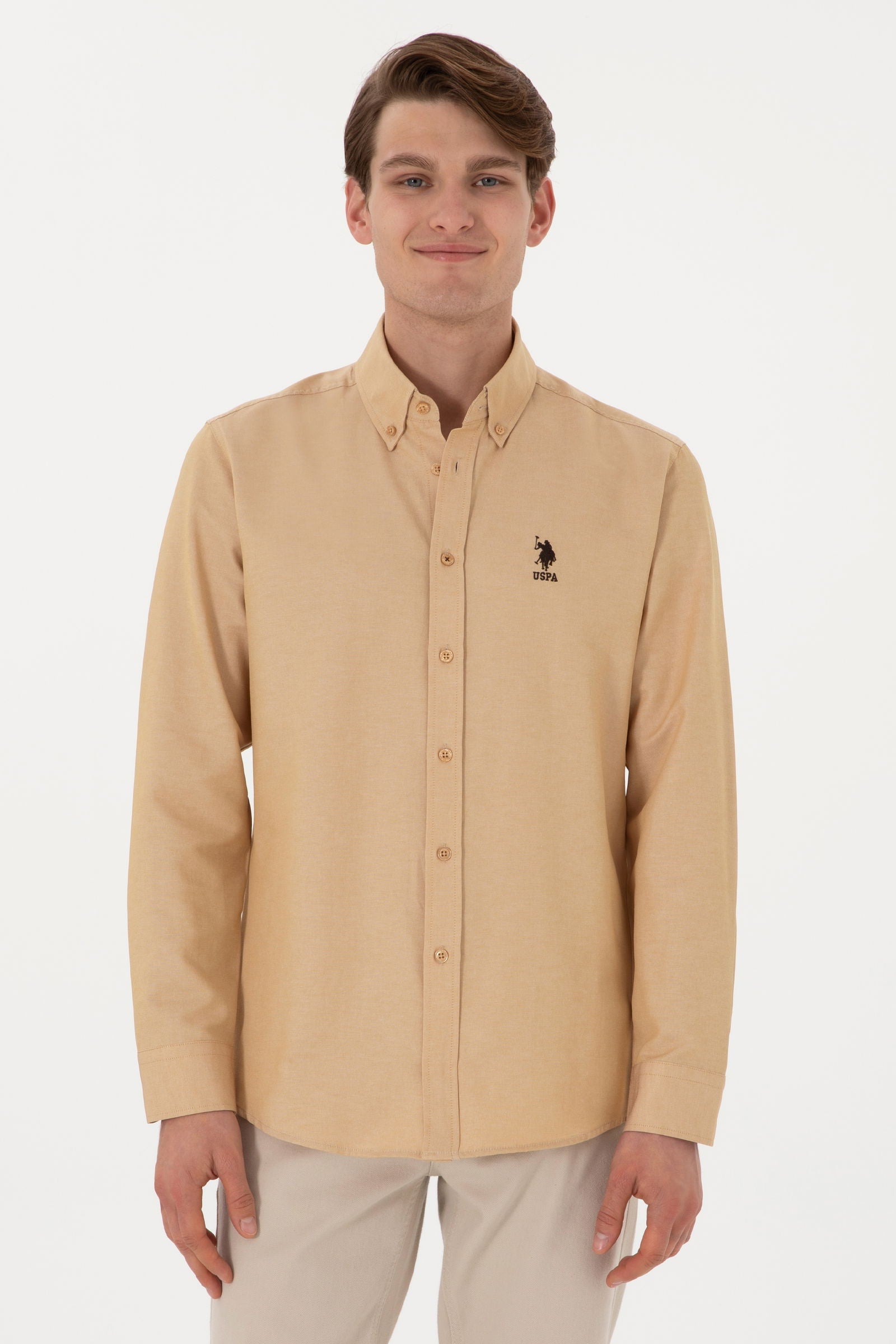Woven Shirt GOXREG CAMEL