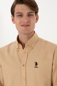 Woven Shirt GOXREG CAMEL