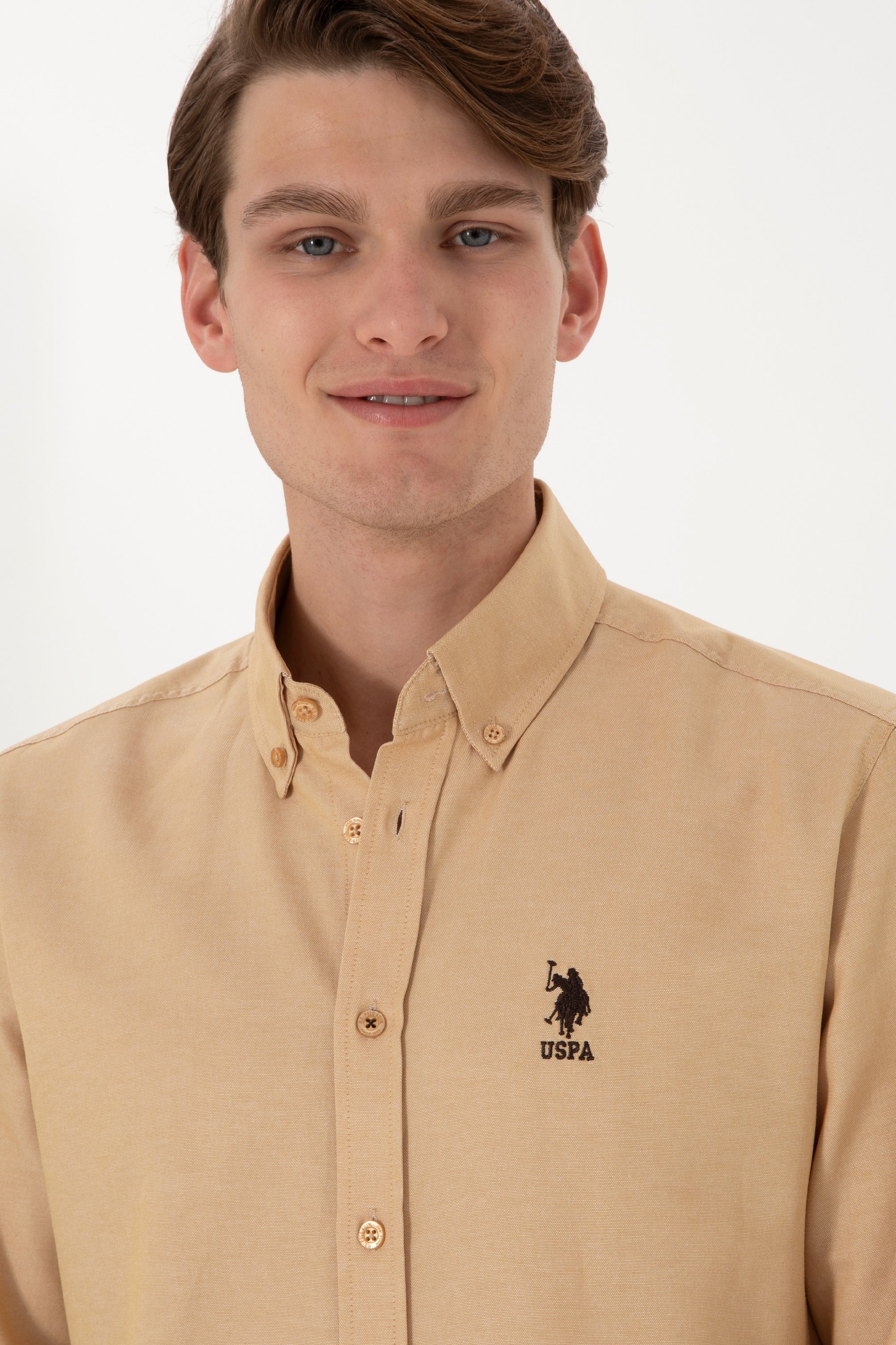 CHEMISE HOMME GOXREG CAMEL