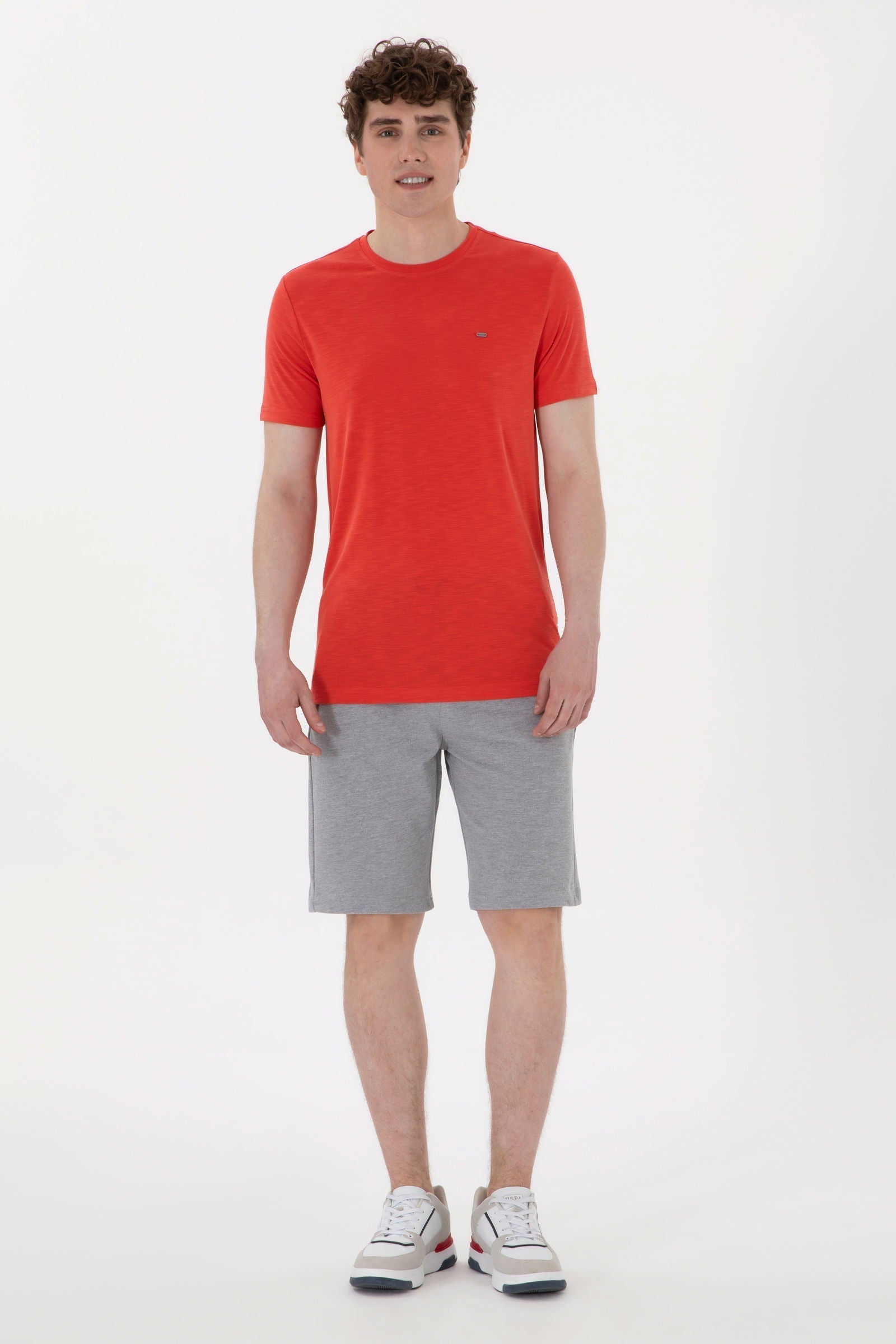 SHORT HOMME MARKO GREY-MELANGE