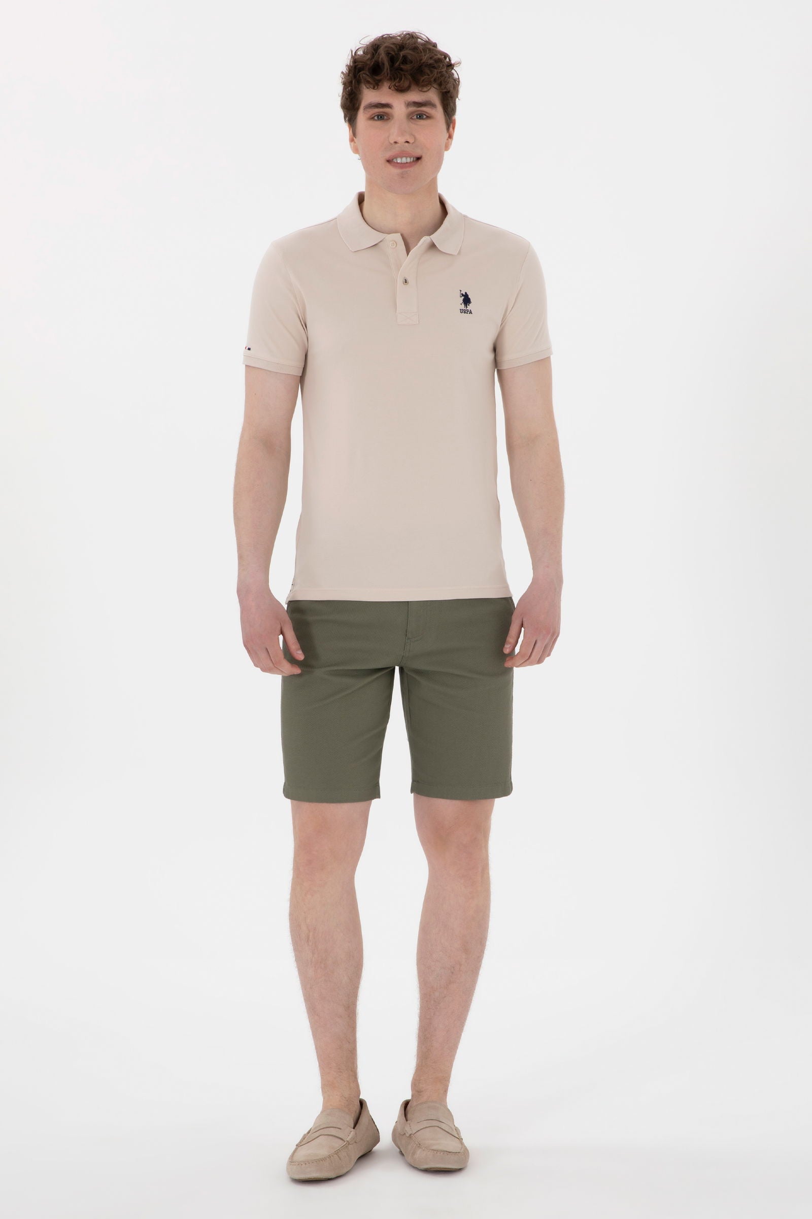 SHORT HOMME NESTA DARK-KHAKI