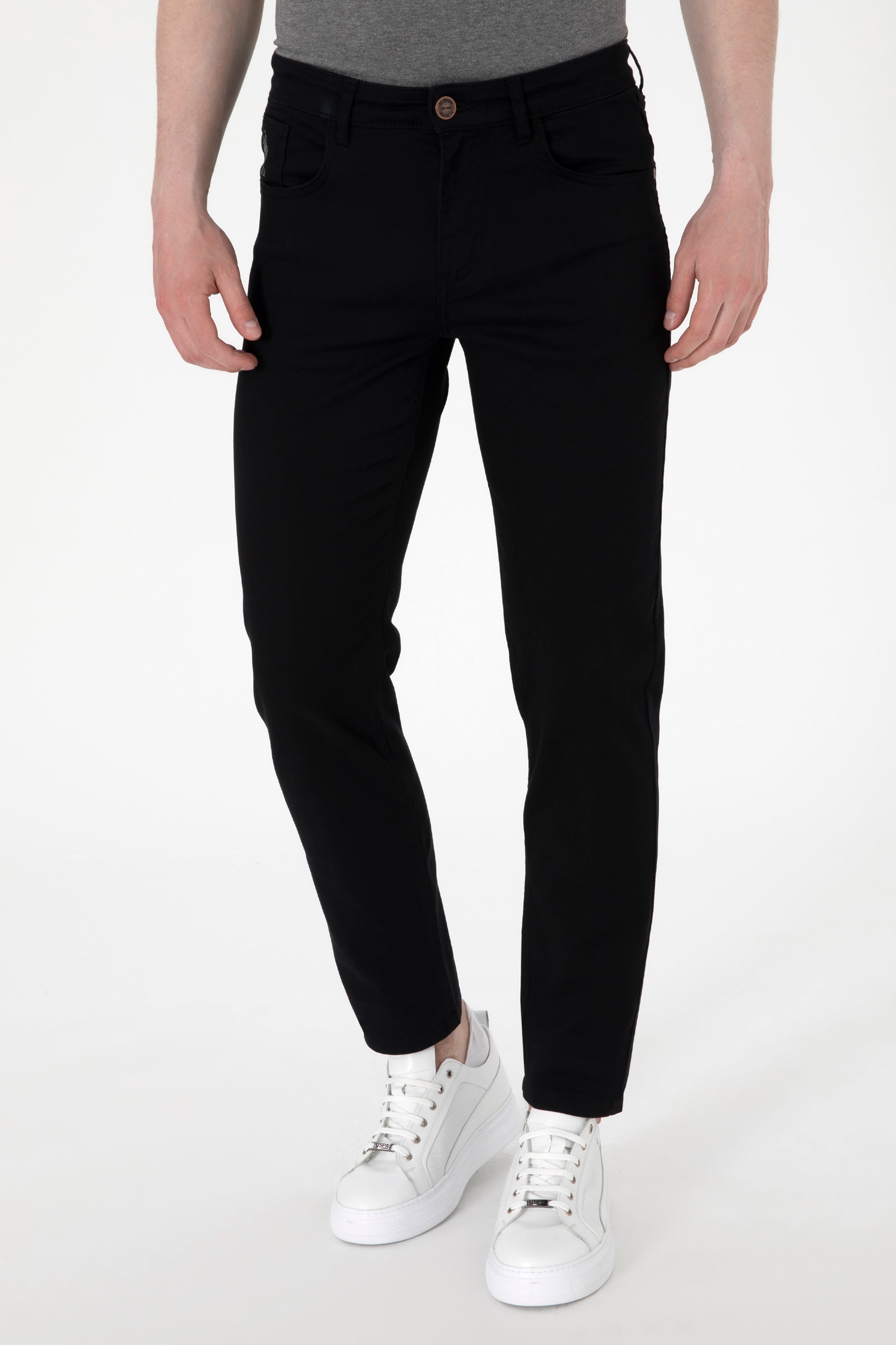 Woven casual trouser CARLOS BLACK