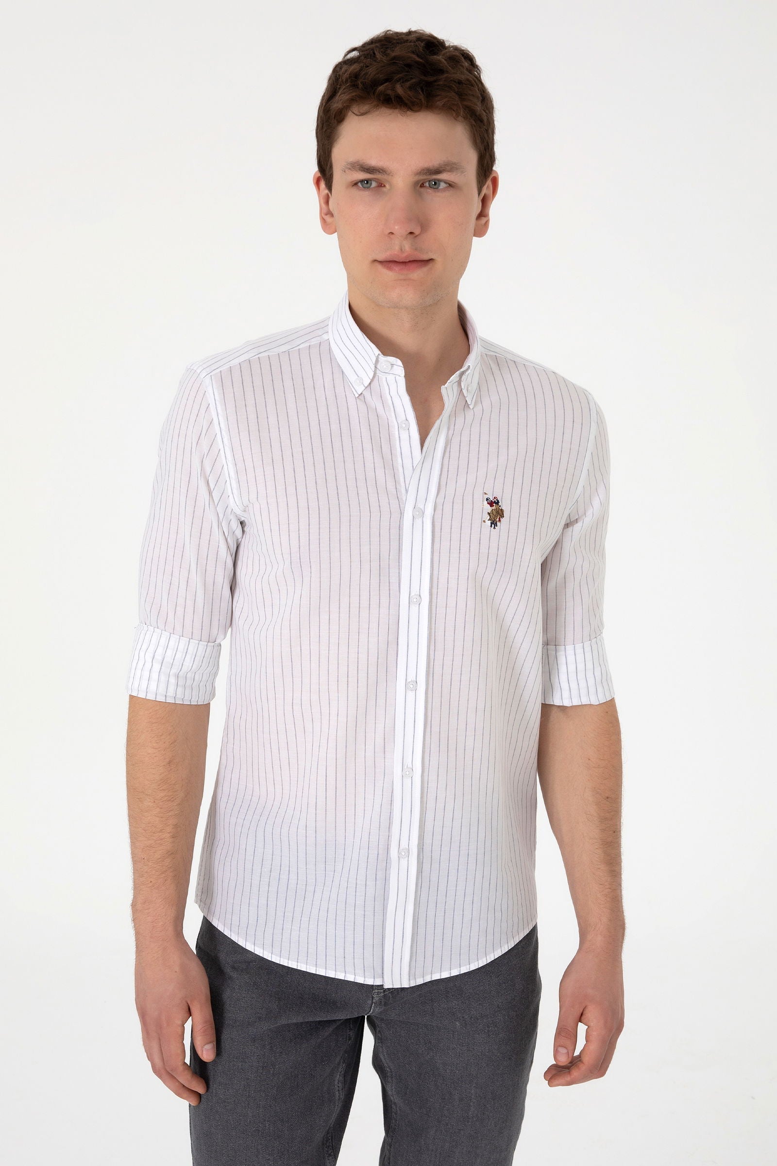 Woven Shirt HARLEM WHITE