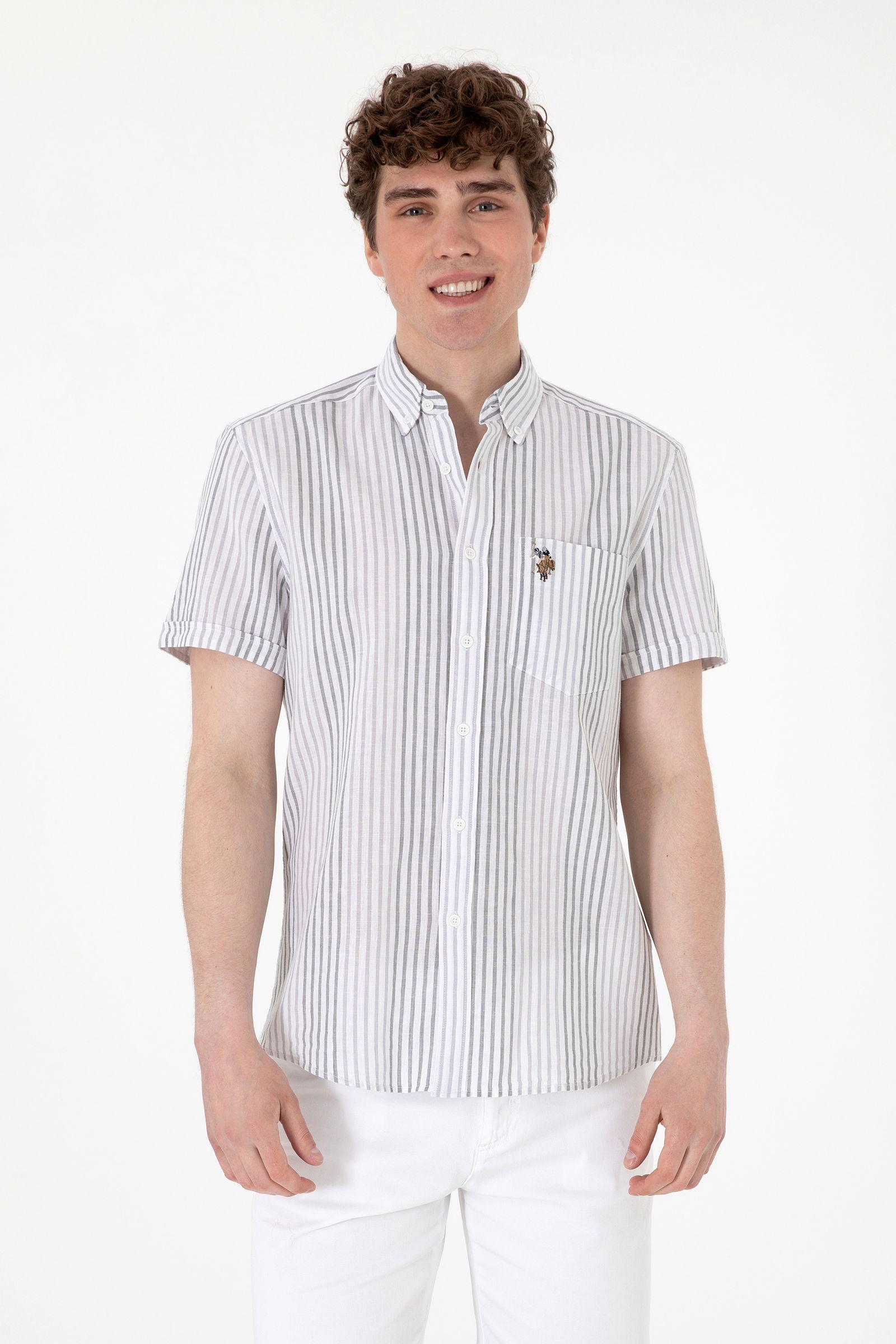 Woven Shirt FELLA LIGHT GREY