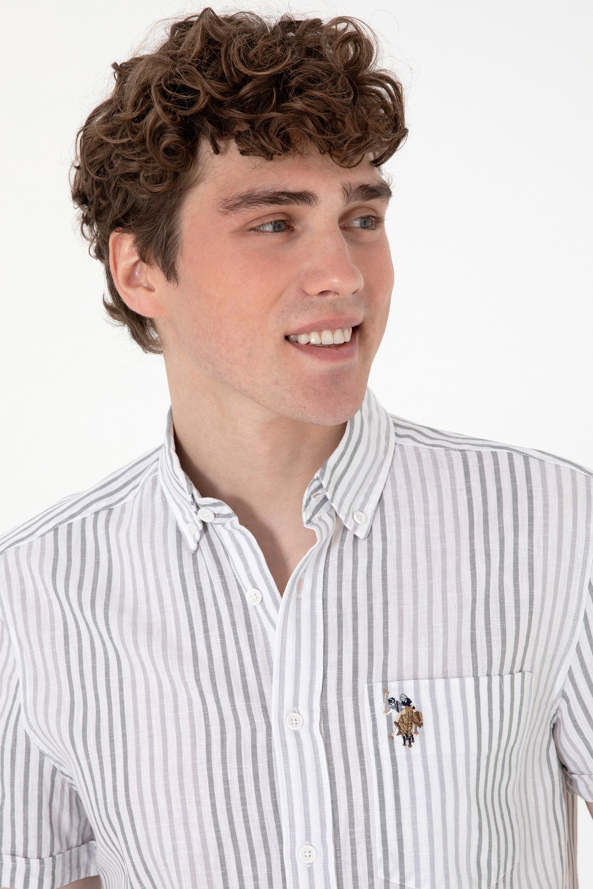 Woven Shirt FELLA LIGHT GREY