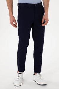 Woven casual trouser LUIS NAVY BLUE