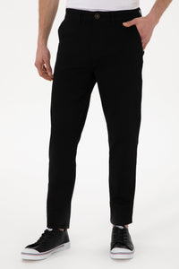 Woven casual trouser LUIS BLACK