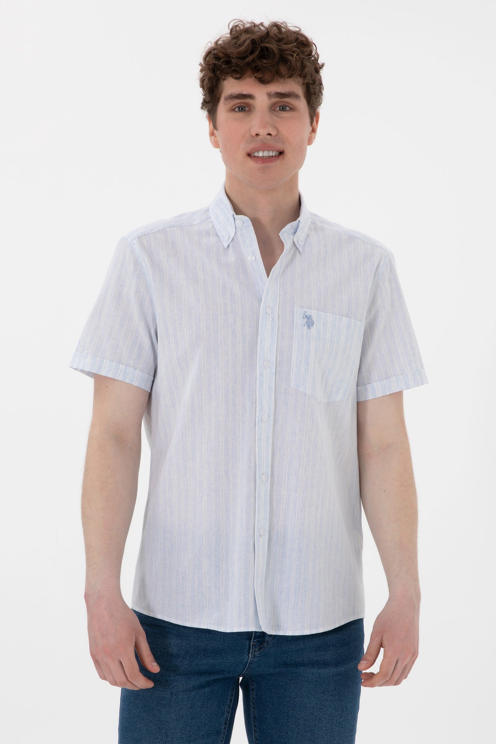 CHEMISE HOMME GOF LIGHT-BLUE