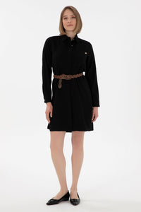Woven Dress SIHOP BLACK