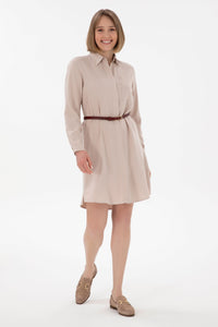 Woven Dress SIHOP SAND