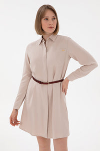 Woven Dress SIHOP SAND