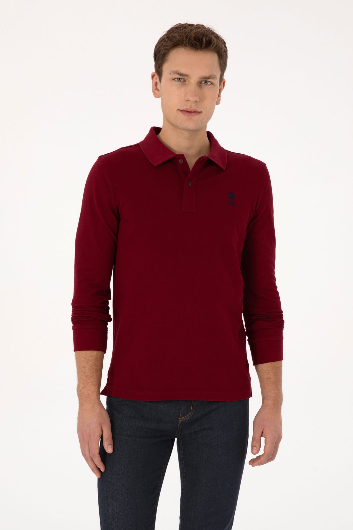 SWEAT-SHIRT HOMME TP03 BURGUNDY
