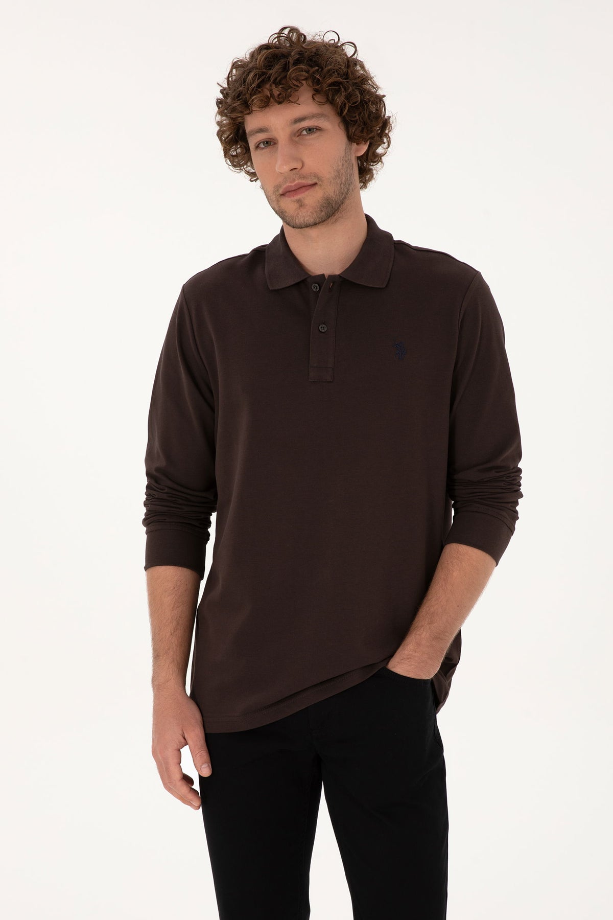 SWEAT-SHIRT HOMME GTP01 BROWN DARK