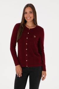 CARDIGAN FEMME CATINE BURGUBDY
