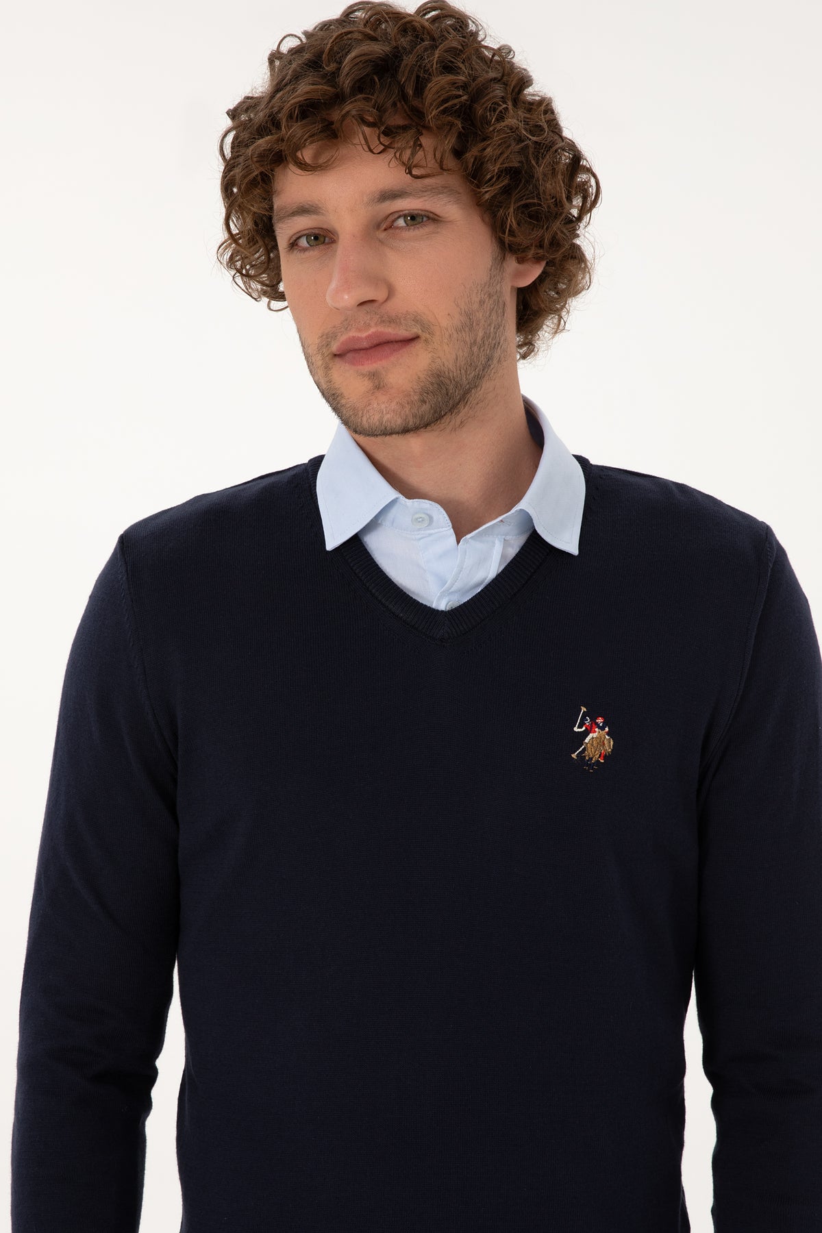 PULL HOMME TD03 NAVY BLUE