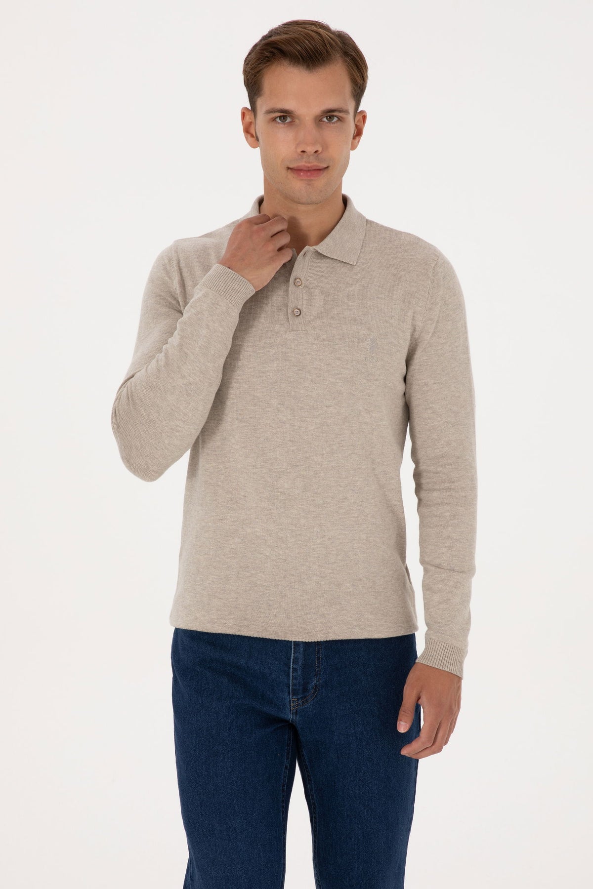 PULL HOMME RAHAB STONE MELANGE